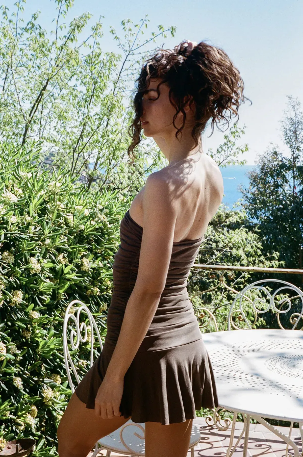 With Jean - Rayna Dress | Brown - Image 4