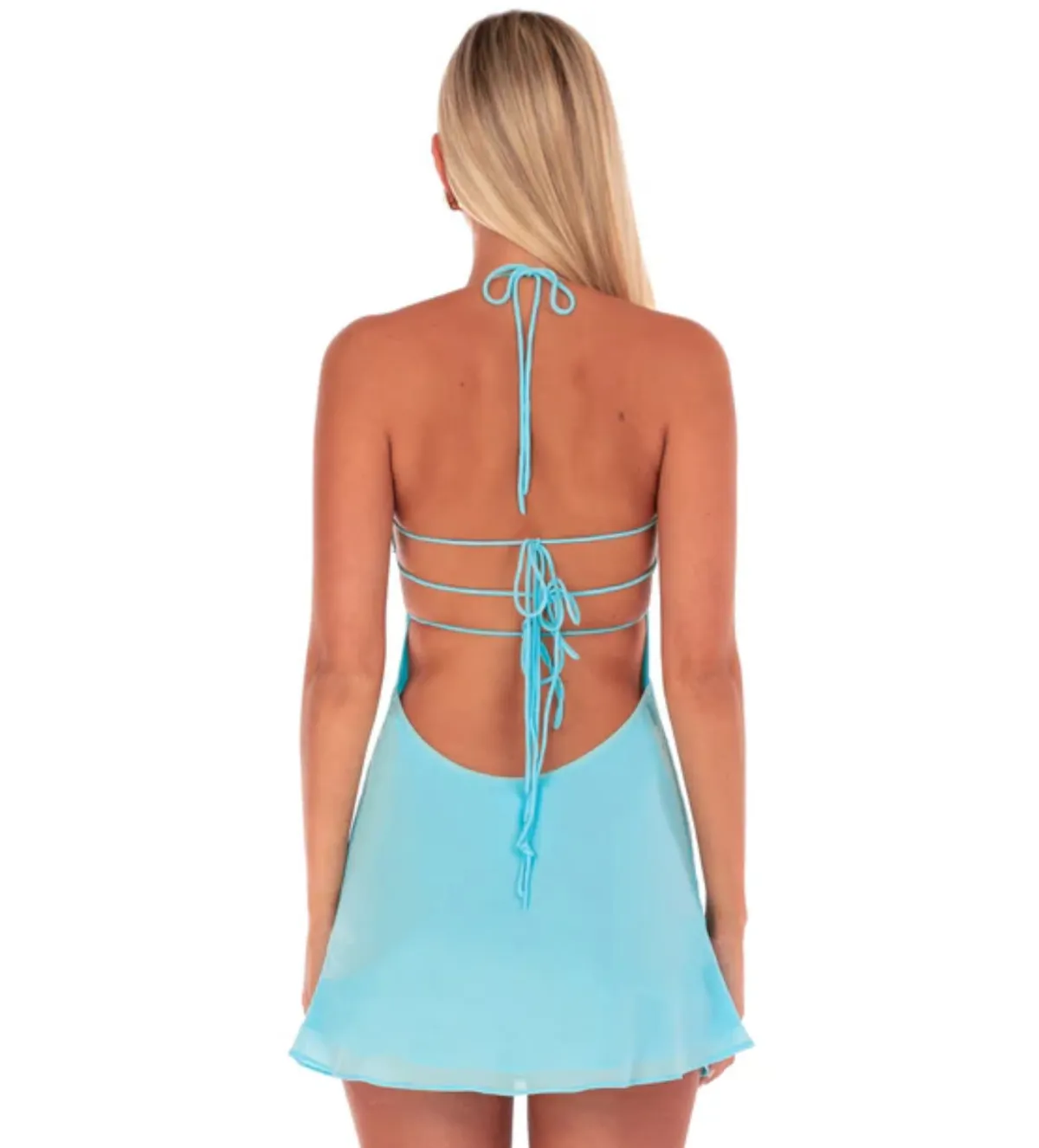 I Am Delilah Delilah Mini Dress in Sapphire Size M/AU10 - Image 3