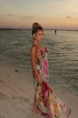 Jaded London Dahlia Hand-Beaded Maxi size 6 for rent on The Volte - image 3