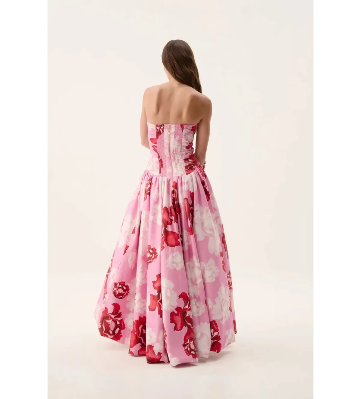 Aje Behold Maxi Dress in Pink Boldly Blooming Size AU10 - Image 2
