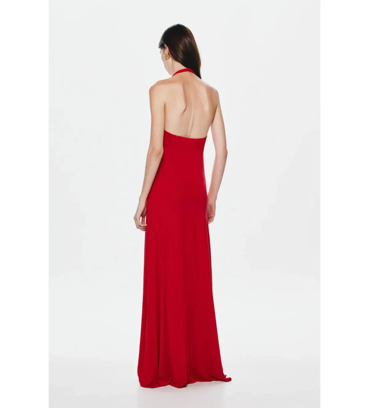 Misha Jennifer Cupro Maxi Dress in Red Size XXS/AU4 - Image 3