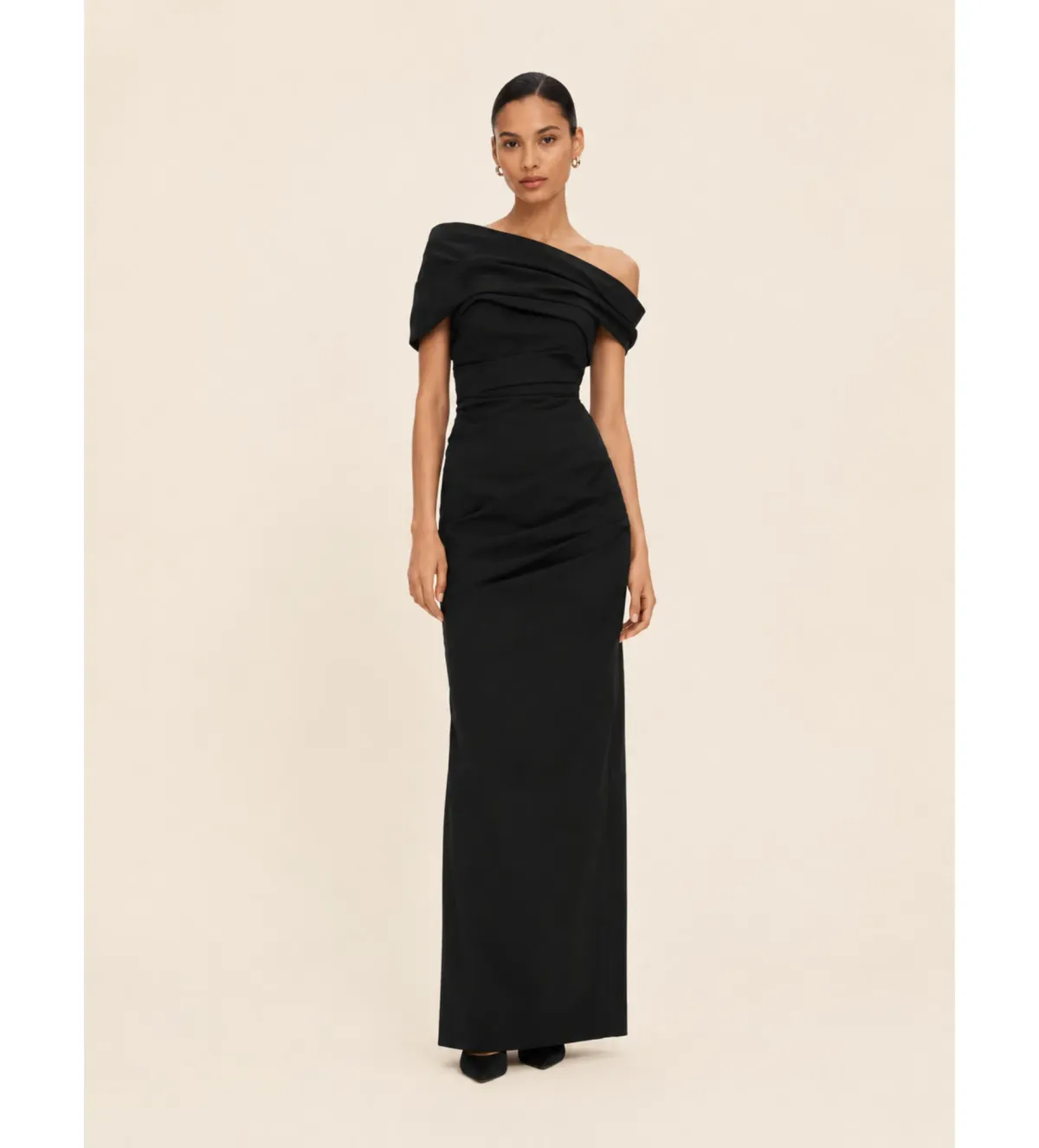 Rachel Gilbert Monique Gown in Black Size 2/AU10 - Image 1