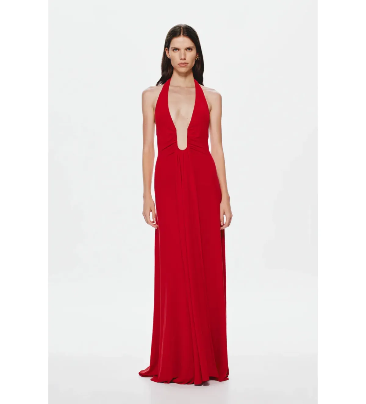 Misha Jennifer Cupro Maxi Dress in Red Size XS/AU6 - Image 1