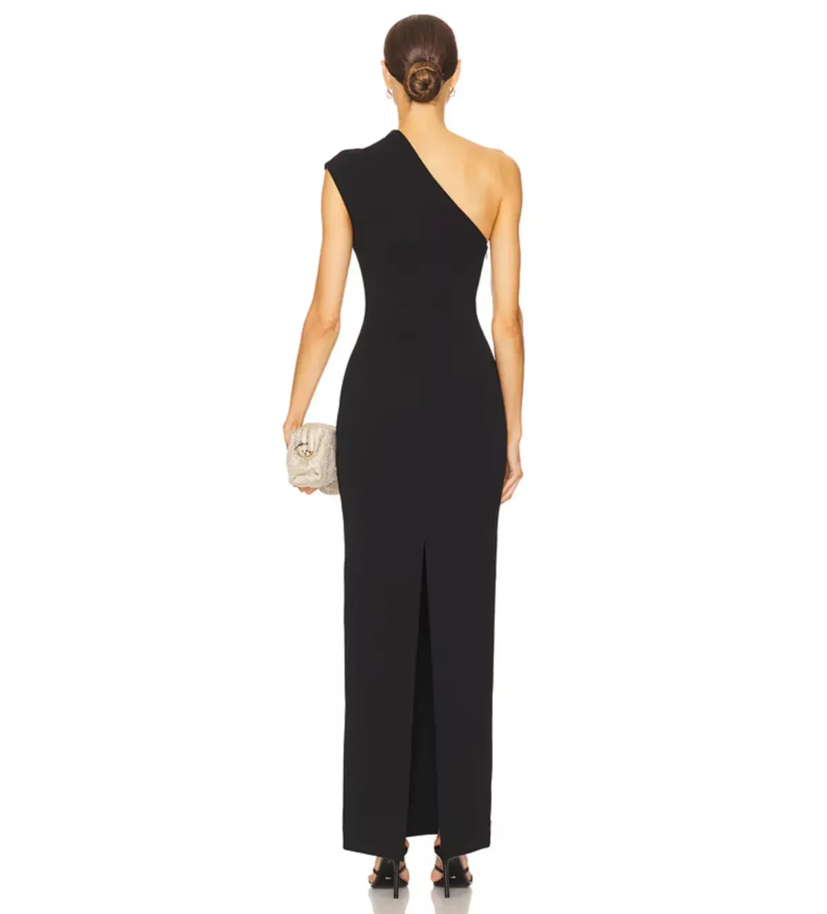 Solace London Krista Maxi Dress in Black Size AU10 - Image 3