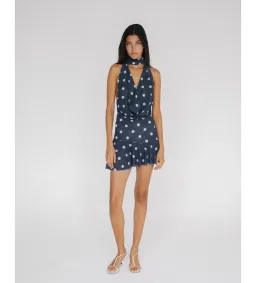 Cielle Lunares Mini Dress in Polka Dot Size S/AU8 for rent on The Volte - image 1