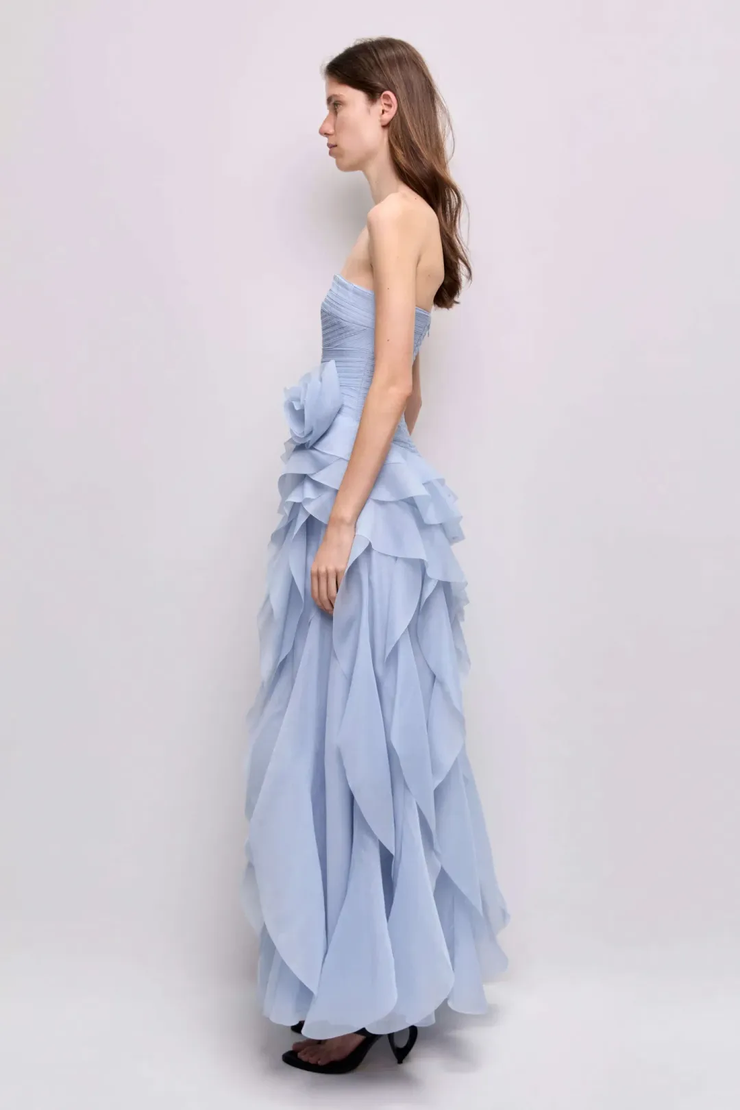AJE CANYON GOWN IN BLUE SIZE 8 for rent on The Volte - main image