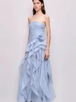 AJE CANYON GOWN IN BLUE SIZE 8 for rent on The Volte - image 1
