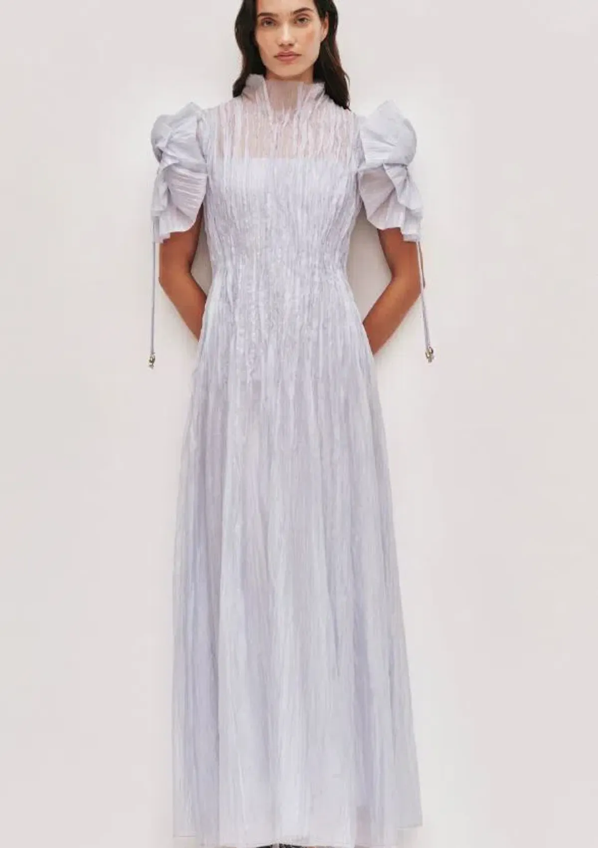 Aje Clara Maxi Dress in French Blue Size 10 - Image 1