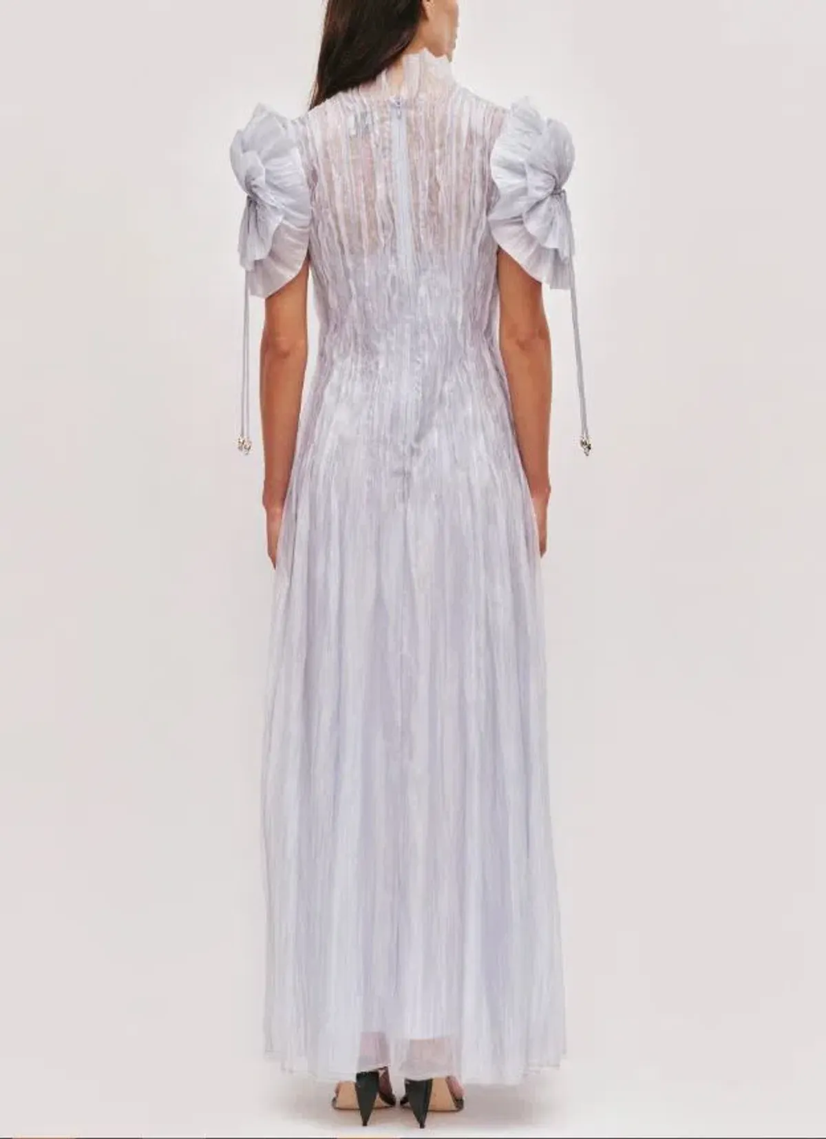 Aje Clara Maxi Dress in French Blue Size 10 - Image 3