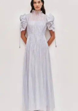 Aje Clara Maxi Dress in French Blue Size 12 for rent on The Volte - image 1