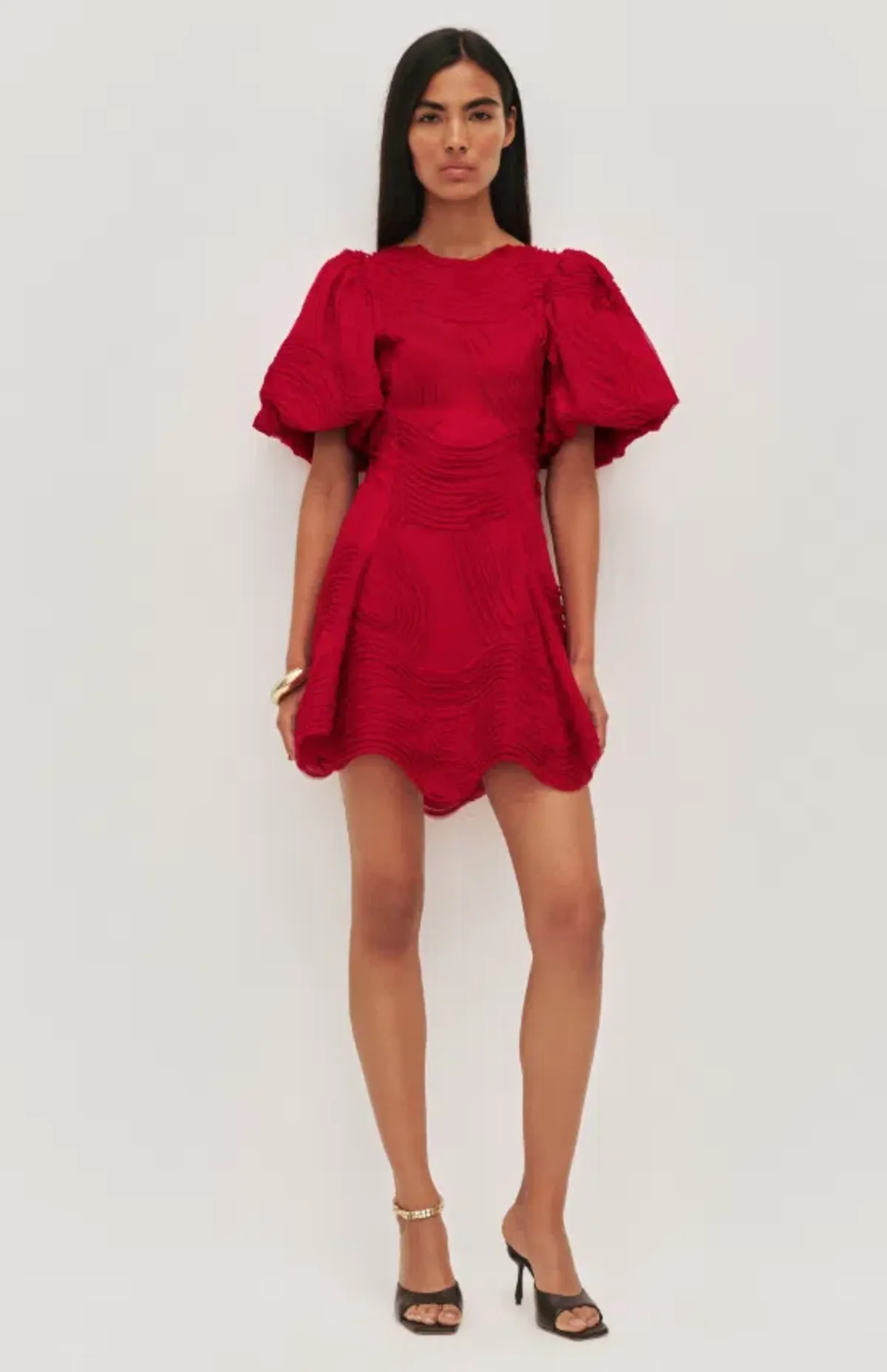 AJE Wave Mini Dress Scarlet red Size 12 - Image 1