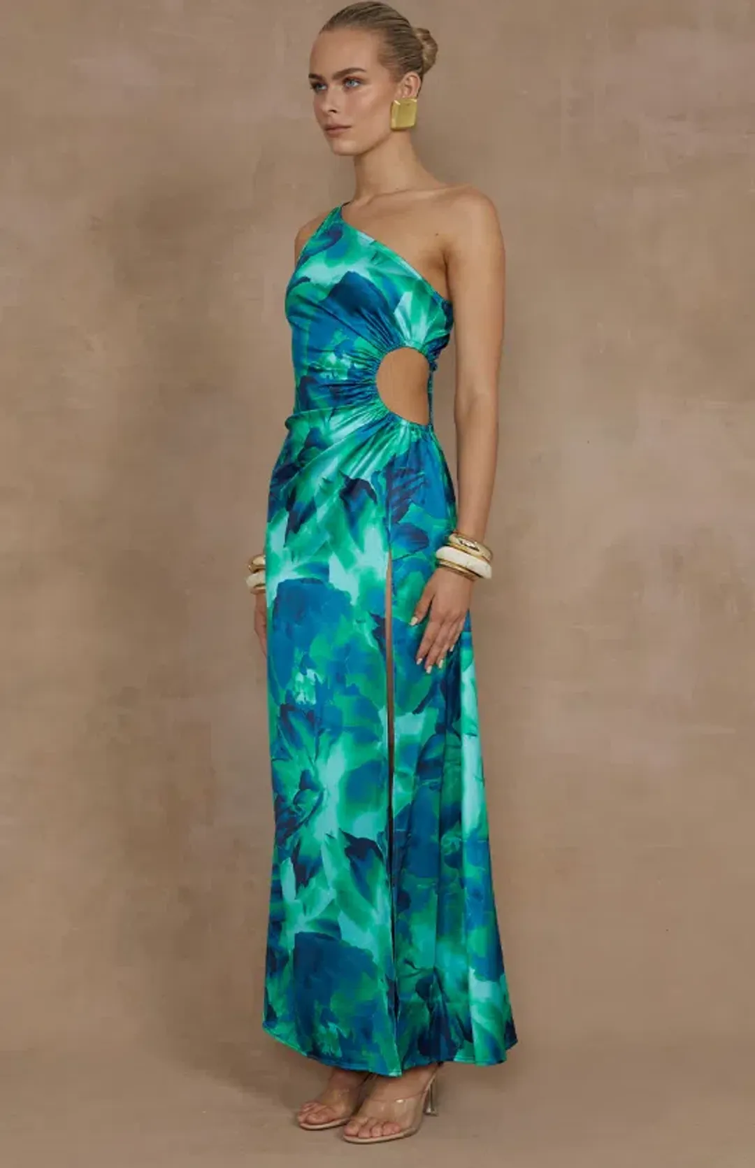 Barzilio Calista Green Maxi- Runaway the Label - size 12 for rent on The Volte - main image