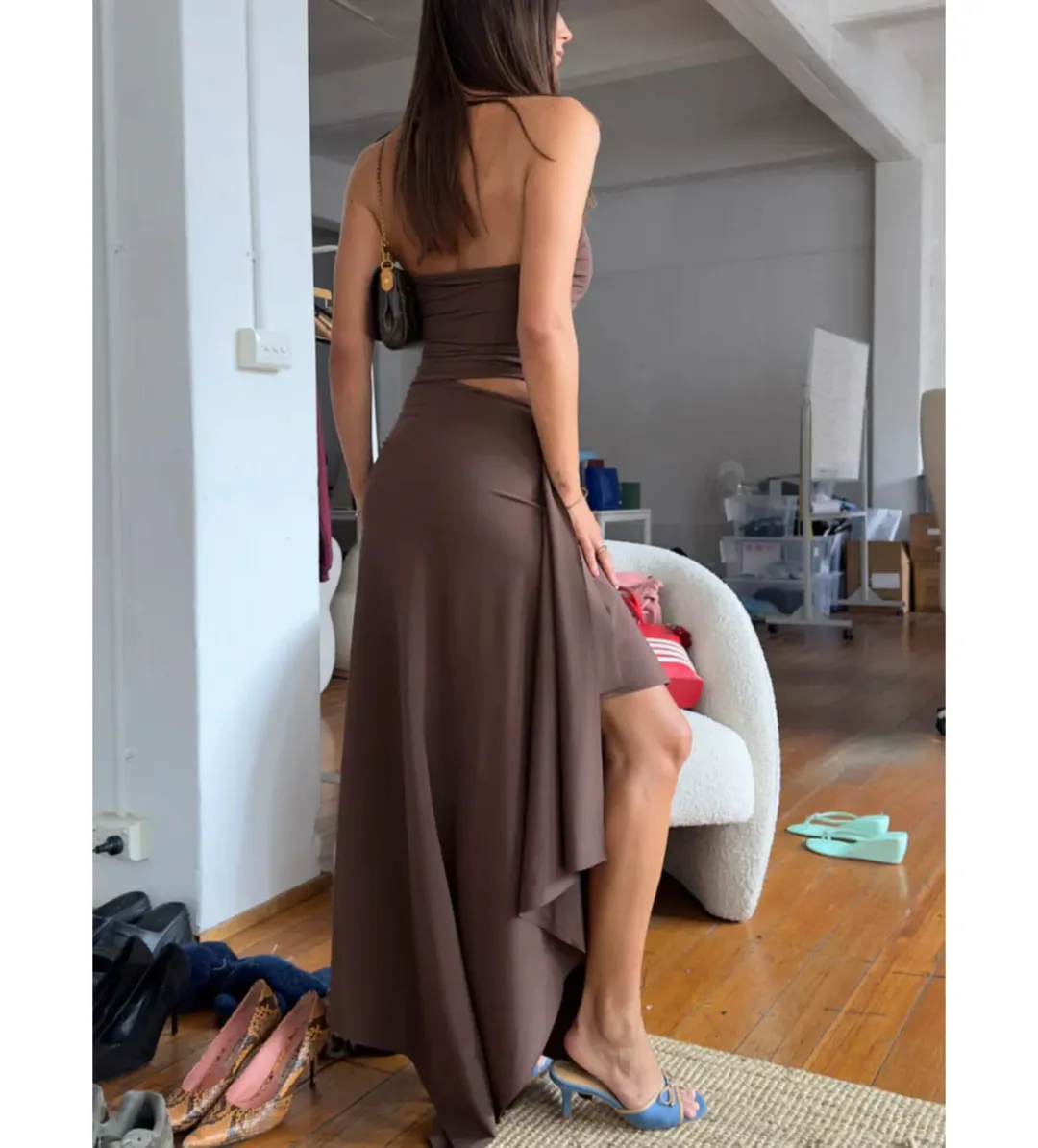 Mr Winston Jemima Set in Espresso Size S/M for rent on The Volte - main image