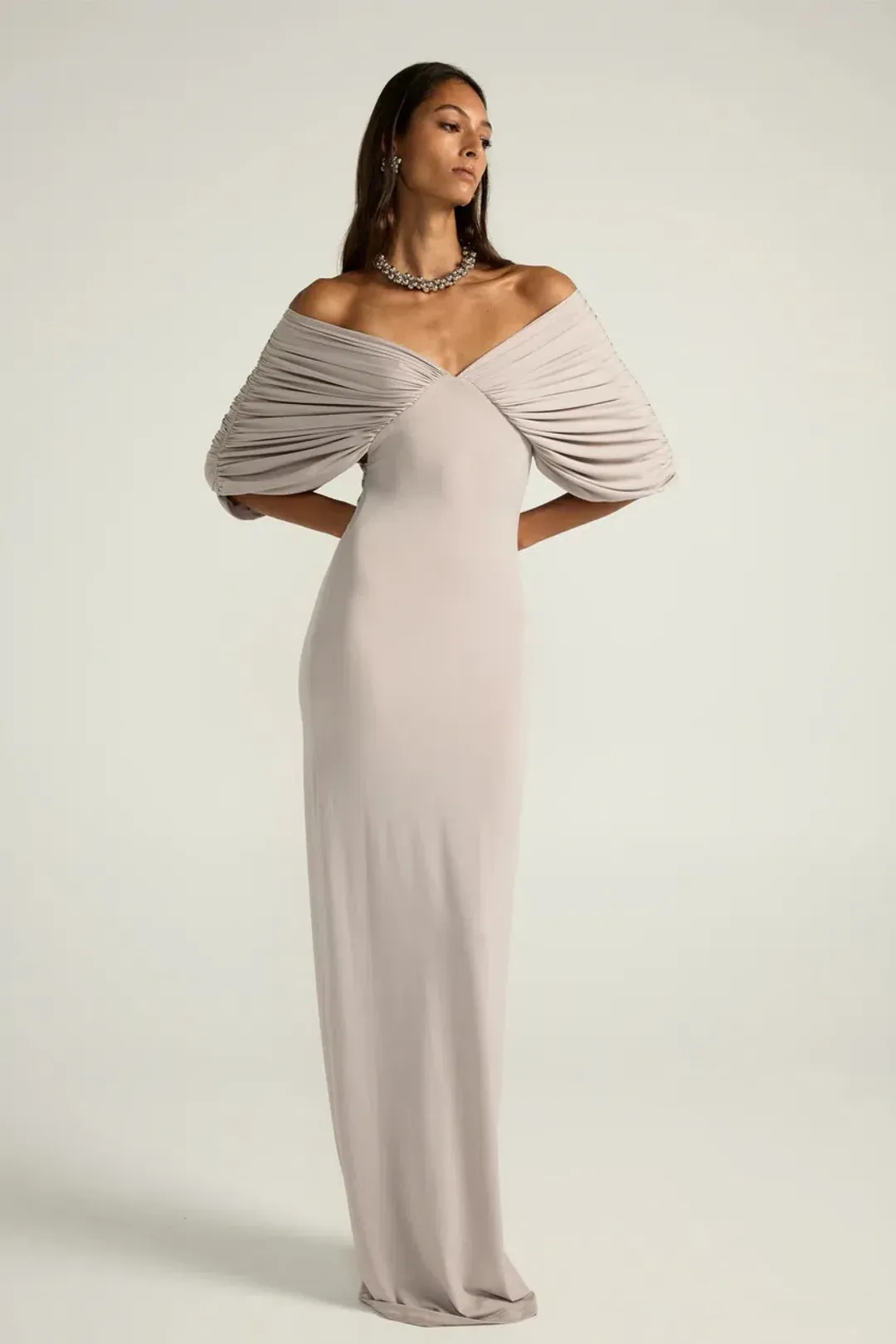 ANCE GRIA NEVE DRESS GREY SIZE 8 (S) for rent on The Volte - main image