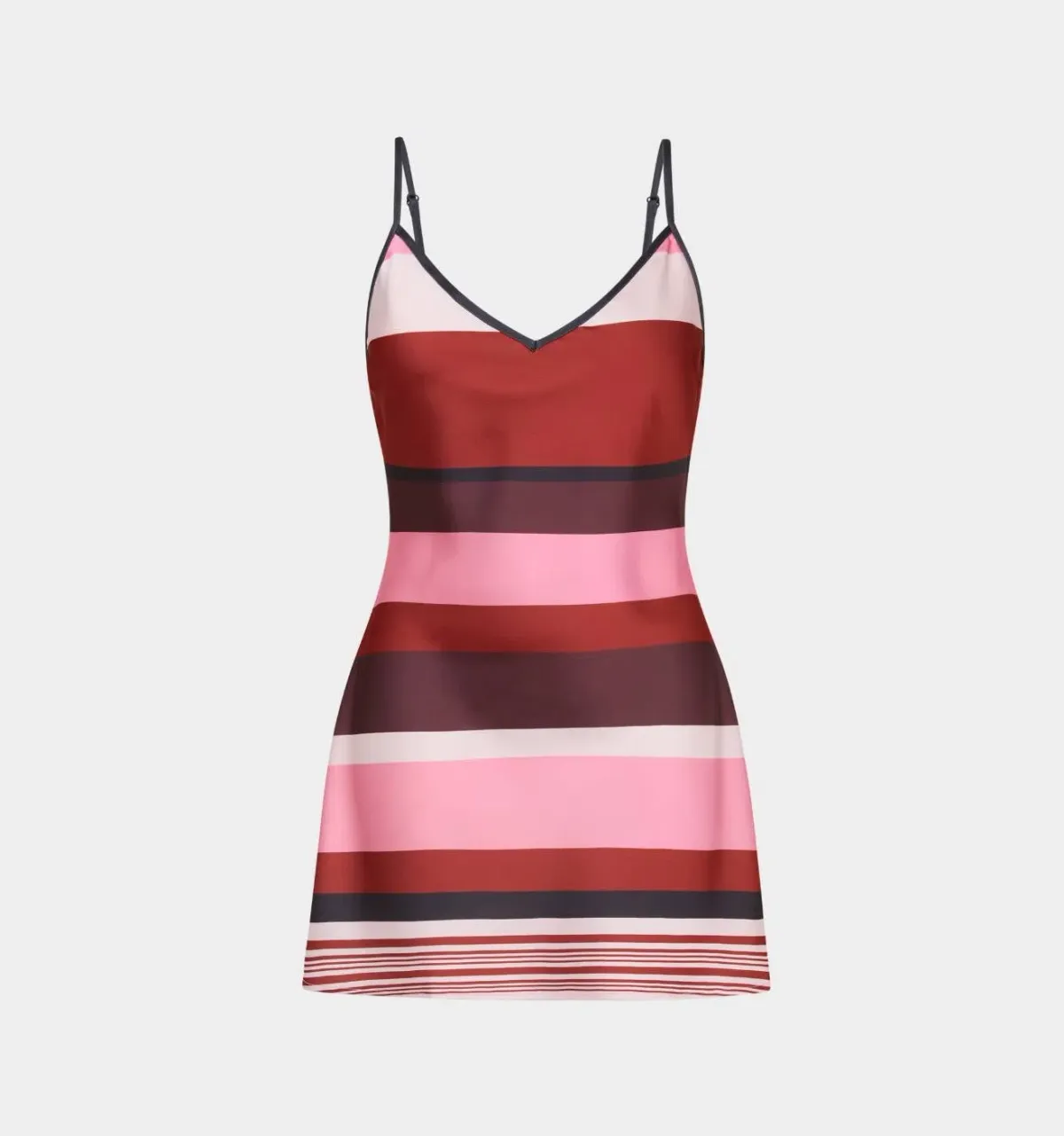 With Harper Lu Bias Mini Dress in Fuchsia Stripe Size S / AU 8 - Image 4
