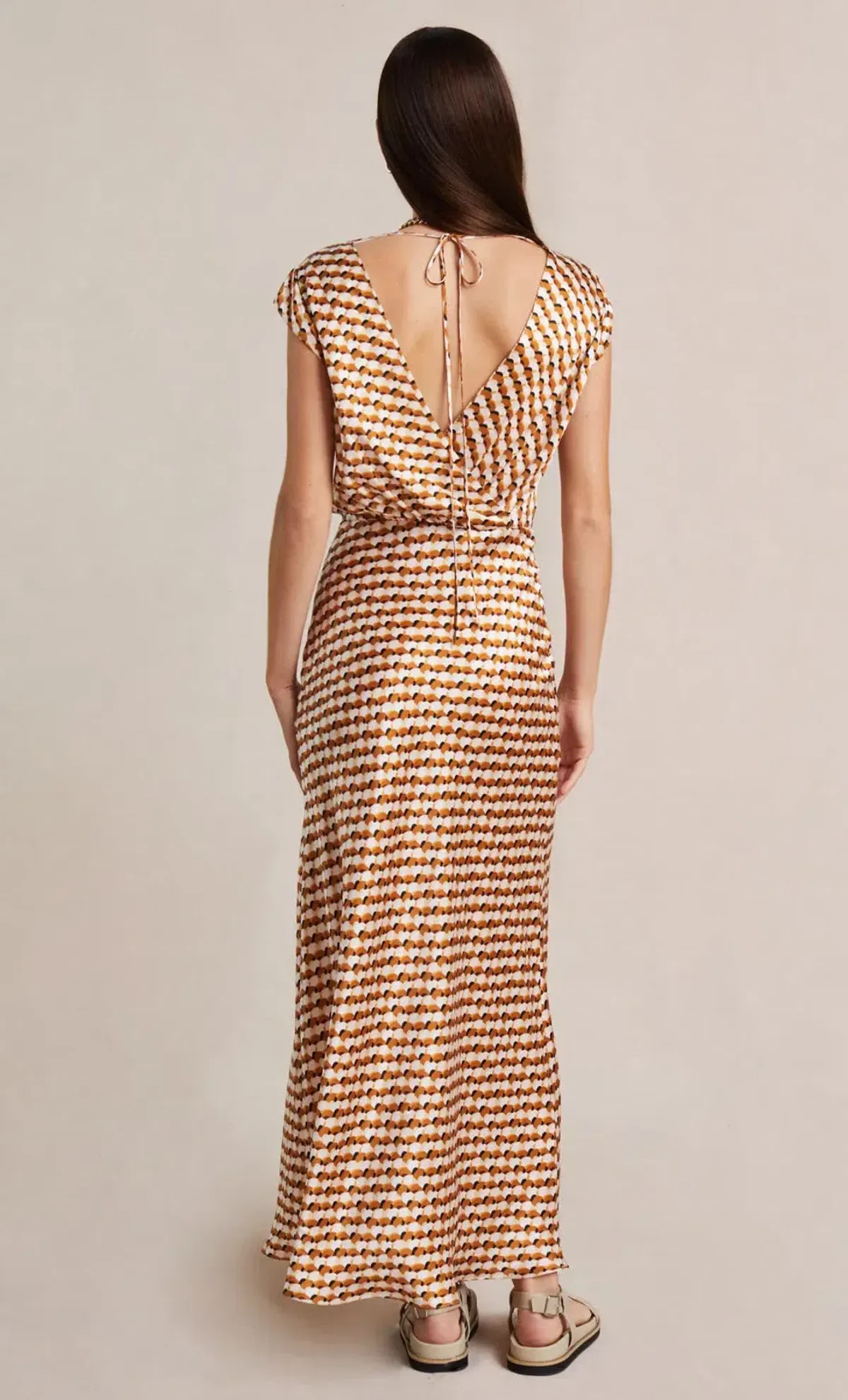 Bec & Bridge Casablanca Wrap Maxi Dress Print Size 8 - Image 3