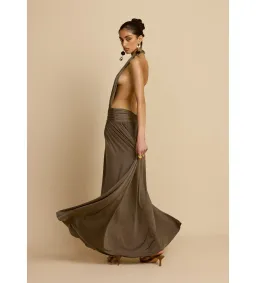 Arcina Ori Santina Dress in Khaki Size S/AU8 for rent on The Volte - image 2