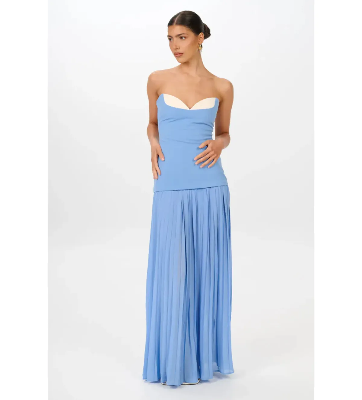 She Is Olla Nicolette Dress in Cornflower Size S/AU8 - Image 2