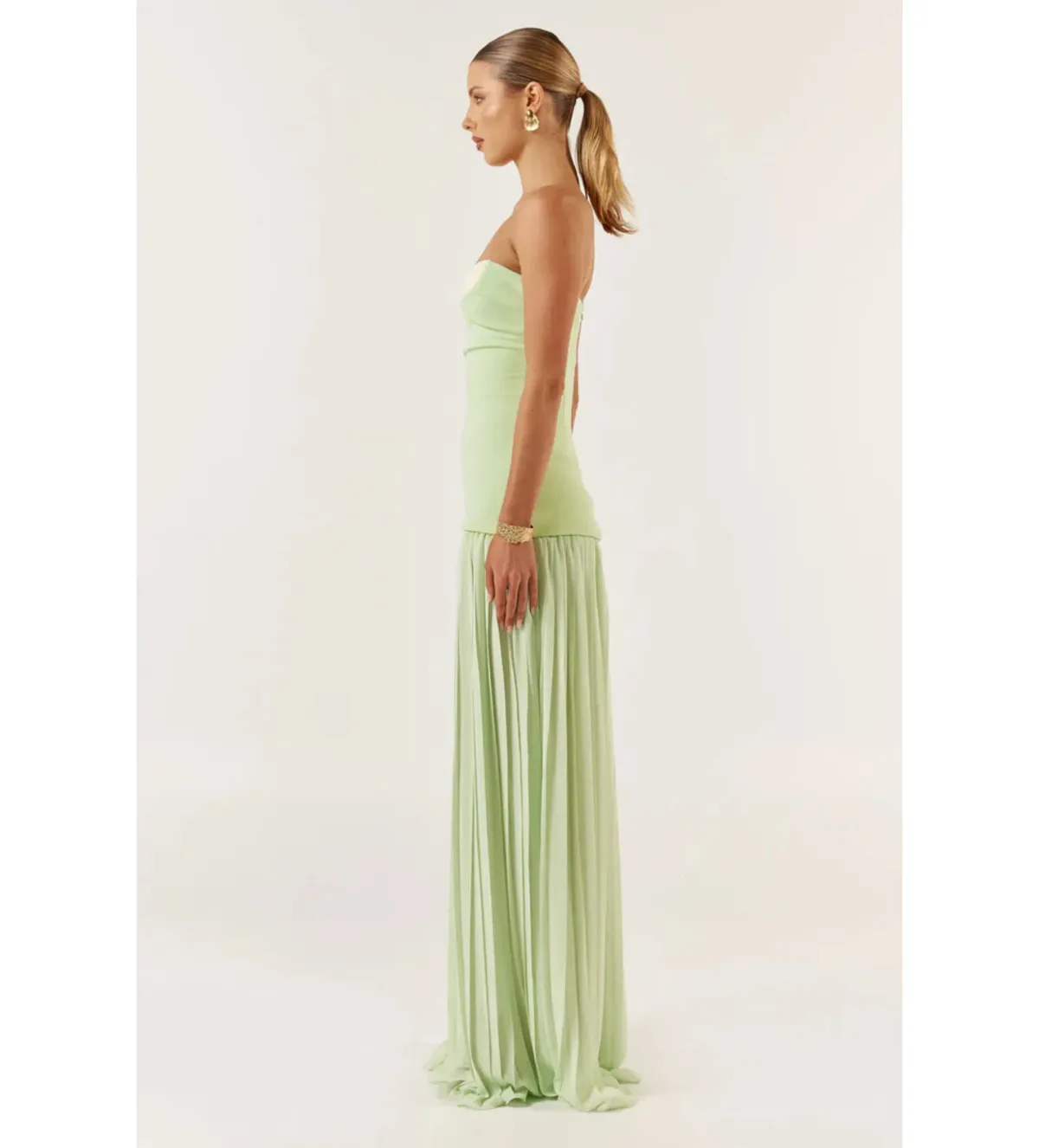 She Is Olla Nicolette Dress in Mint Size L/AU12 - Image 2