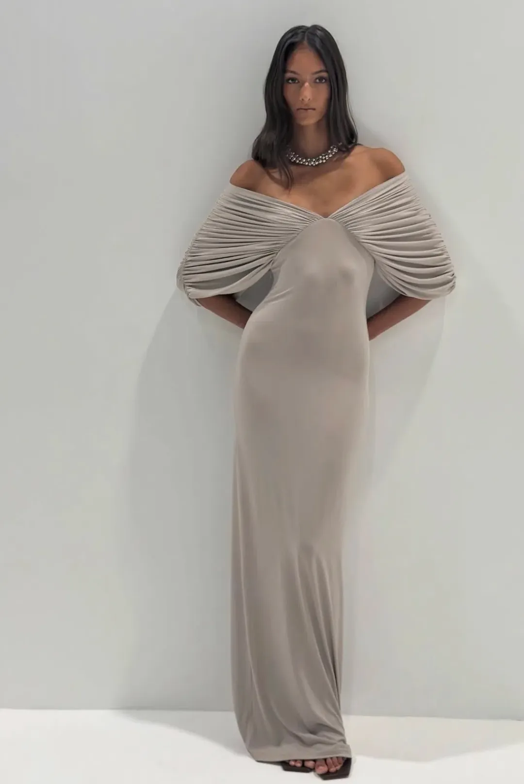 Ance Gria neve dress size 8 for rent on The Volte - main image