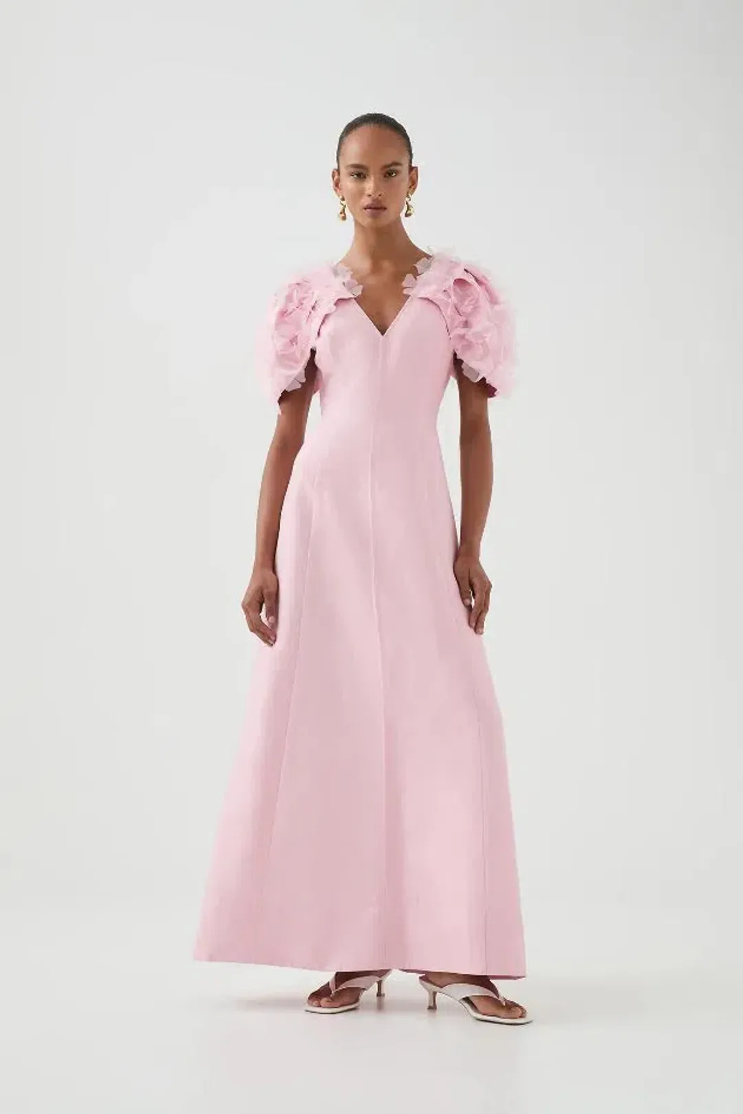 🌸 AJE Muse Maxi Dress – Cherry Blossom Pink – Size 14 (AU) Gown 🌸 for rent on The Volte - main image