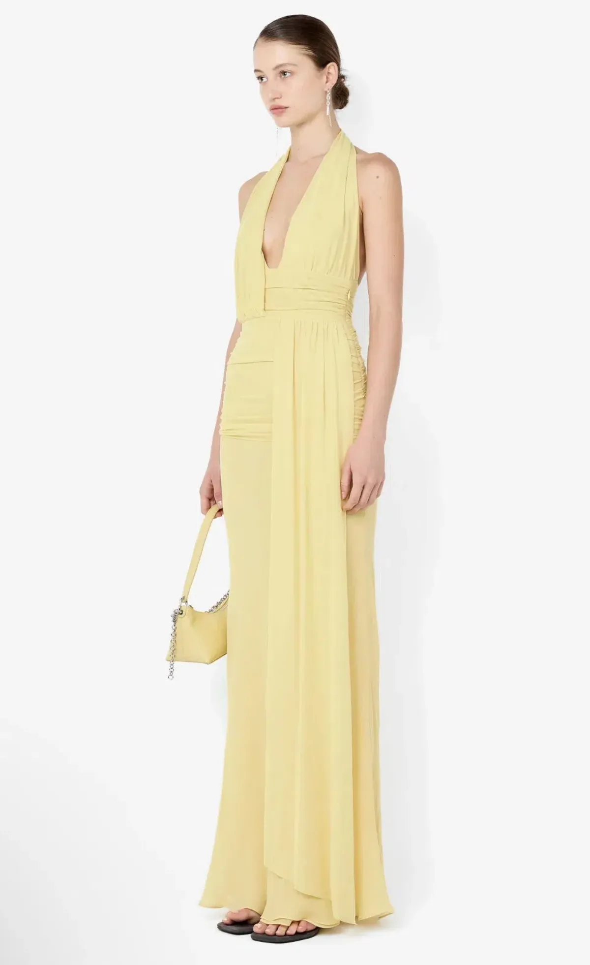 BEC AND BRIDGE CASSIS DRAPE MAXI DRESS SIZE 8 - Image 3