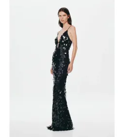 Misha Sapphire Sequin Dress in Black Size XS/AU6 for rent on The Volte - image 2