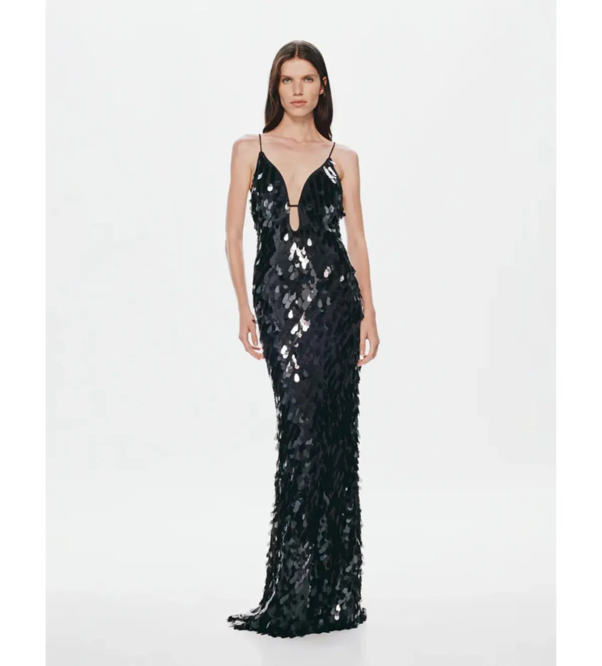 Misha Sapphire Sequin Dress in Black Size S/AU8 - Image 1