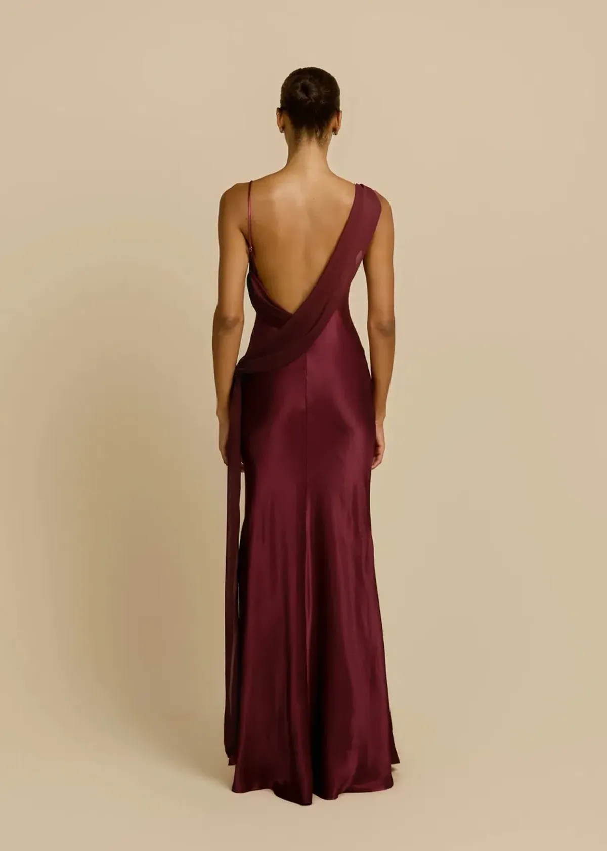 ARCINA ORI HELENA DRESS PLUM SIZE 8 (S) - Image 6