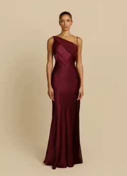 ARCINA ORI HELENA DRESS PLUM SIZE 8 (S) for rent on The Volte - image 1