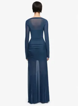 Bec and Bridge Marabou Long Sleeve Maxi Dress Size 6 for rent on The Volte - image 2
