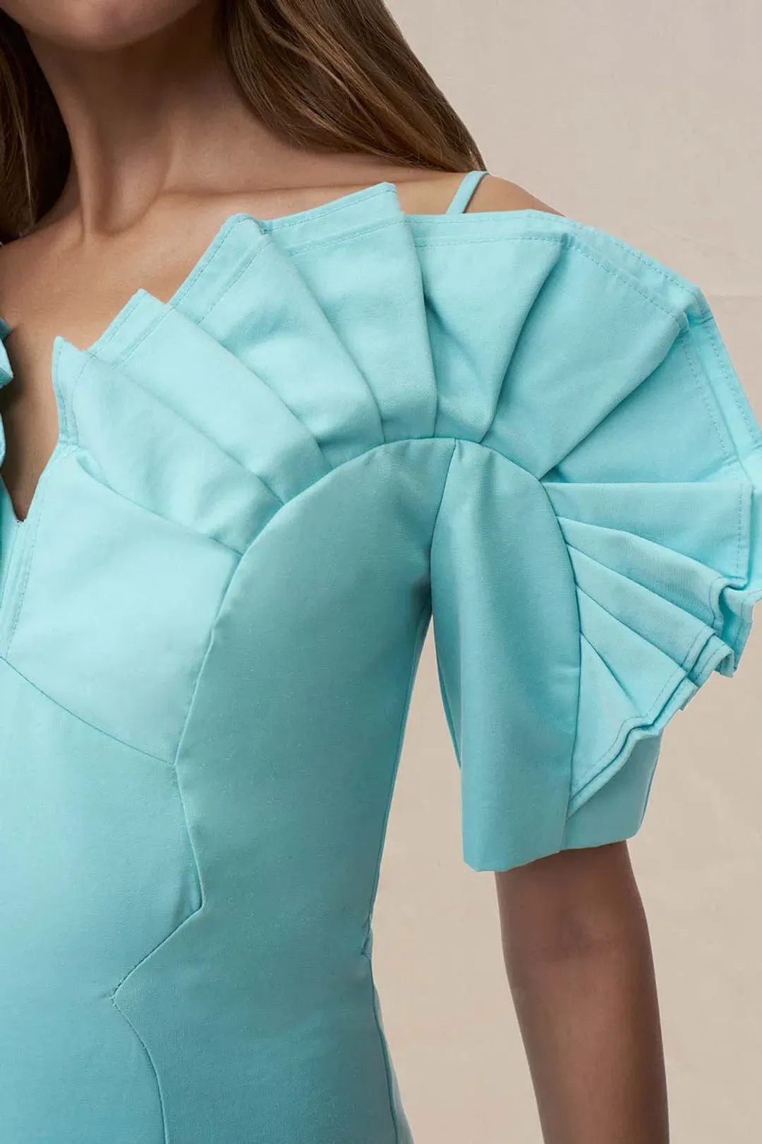 Ramira Off Shoulder Mini Dress by By Johnny Size 8 for rent on The Volte - main image