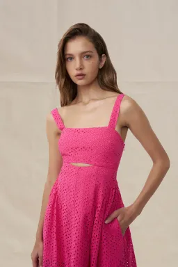 Willow Anglaise Sun Dress by By Johnny Size 8 for rent on The Volte - image 4