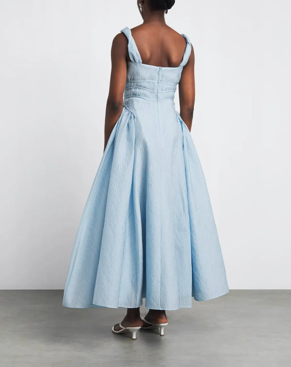 Rachel Gilbert Sophia Strap Dress in Sky Blue Size 1 / AU 8 - Image 4