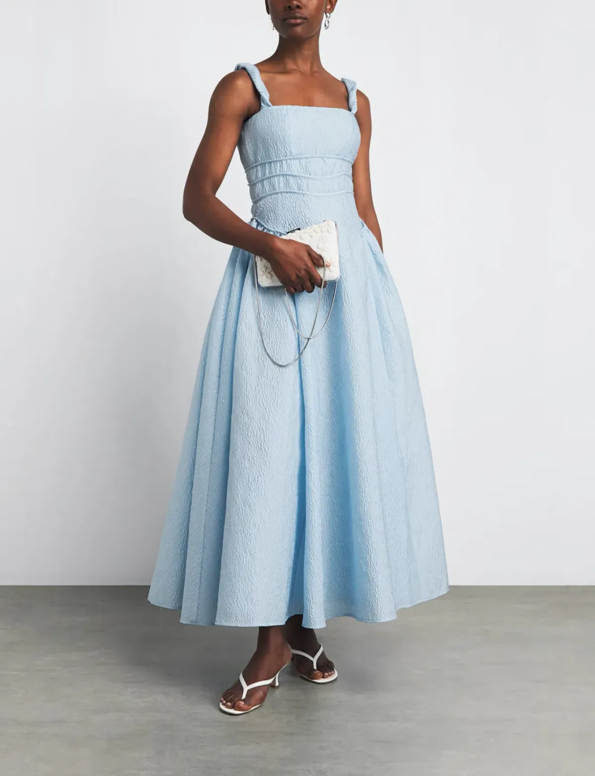 Rachel Gilbert Sophia Strap Dress in Sky Blue Size 2 / AU 10 - Image 1