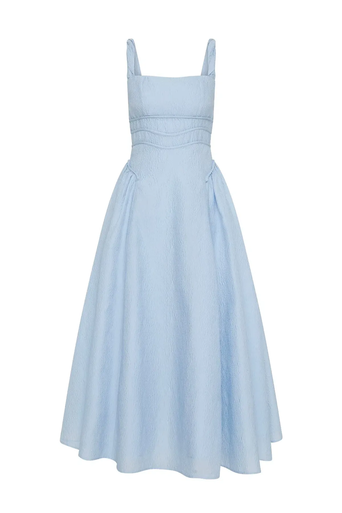 Rachel Gilbert Sophia Strap Dress in Sky Blue Size 2 / AU 10 - Image 6