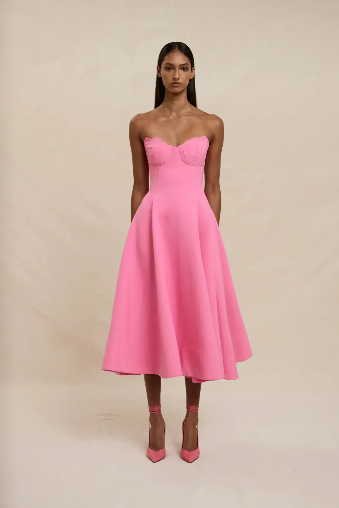 Venus Shell Strapless Dress by By Johnny Size 8 for rent on The Volte - main image