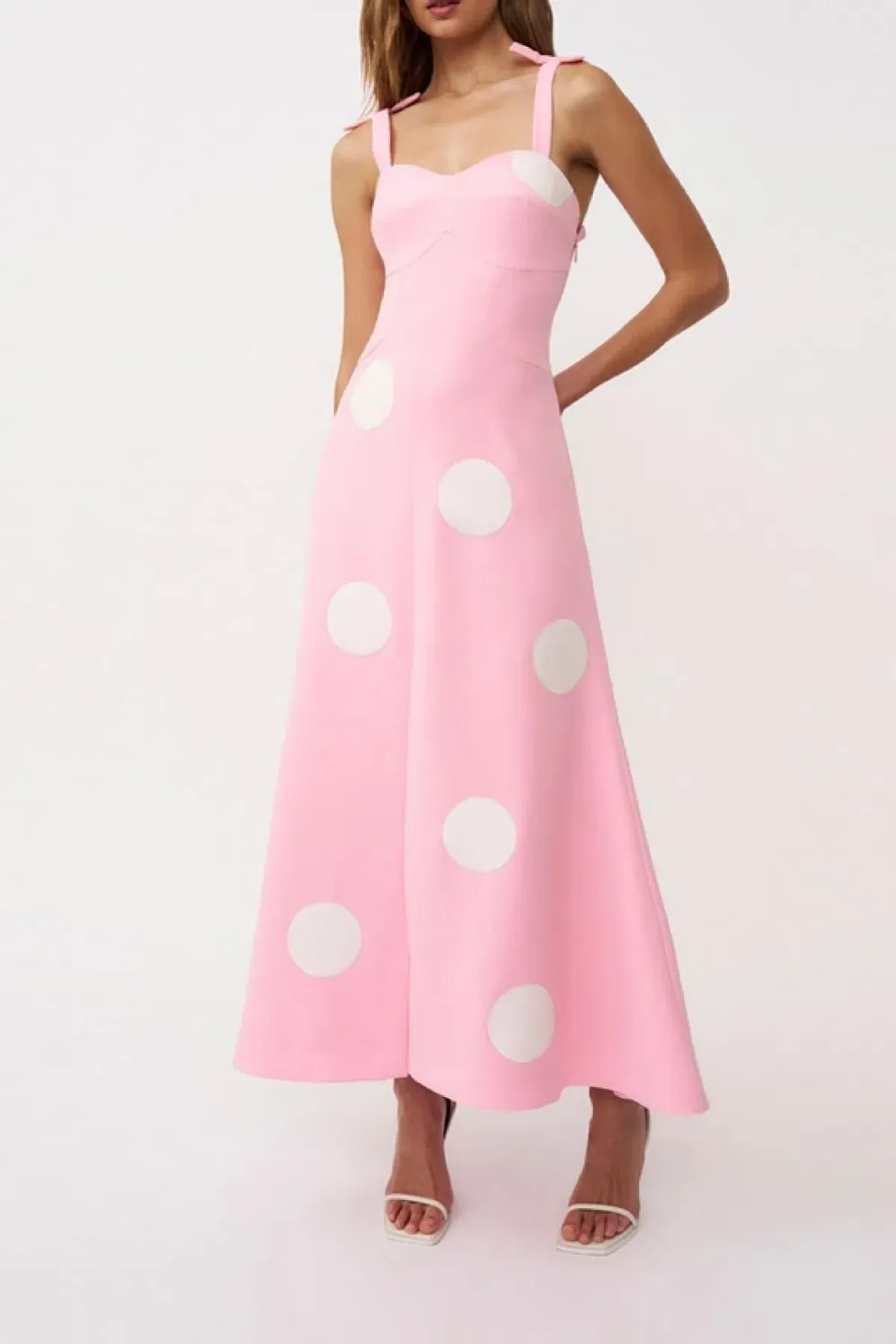 Dolcetto Spot Ankle Dress by By Johnny Size 8 for rent on The Volte - main image