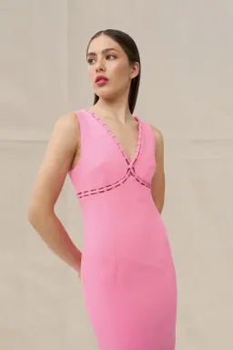 Lina Loop Midi Dress by By Johnny Size 8 for rent on The Volte - image 5