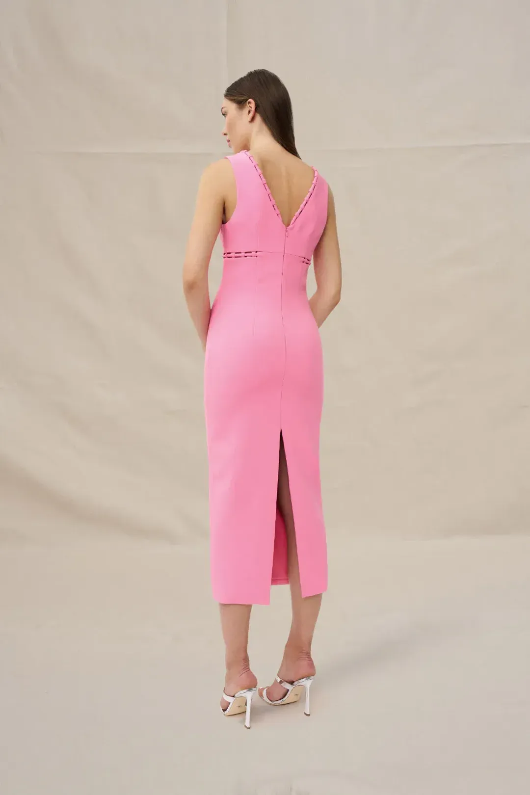 Lina Loop Midi Dress by By Johnny Size 8 for rent on The Volte - main image