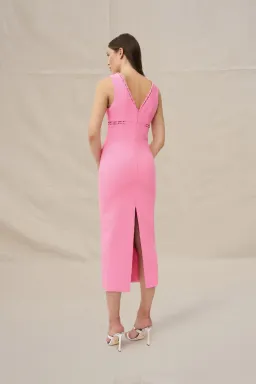 Lina Loop Midi Dress by By Johnny Size 8 for rent on The Volte - image 4