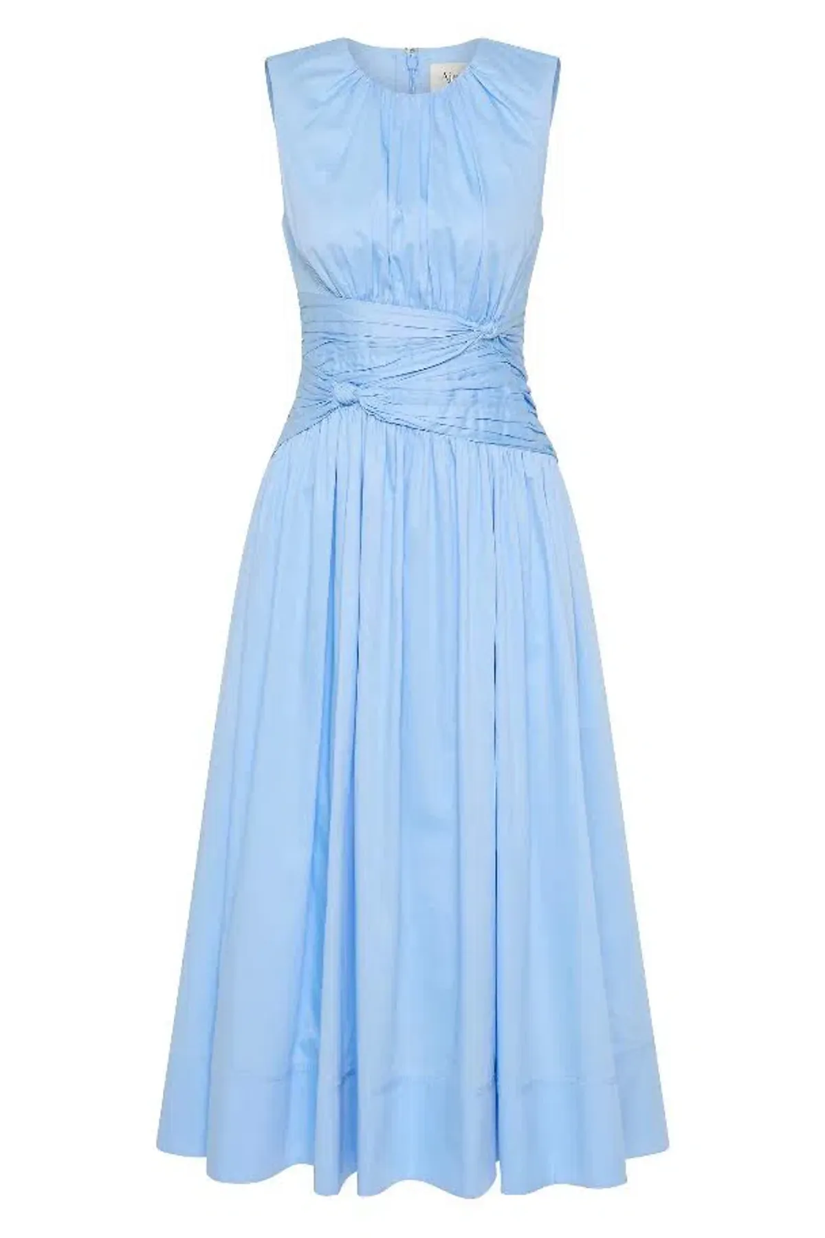 💙 AJE Agatha Knot Sleeveless Midi Dress – Powder Blue – Size 12 AU 💙 - Image 2