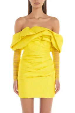Eliyah The Label Oscar Dress Yellow Size AU 10 for rent on The Volte - image 1