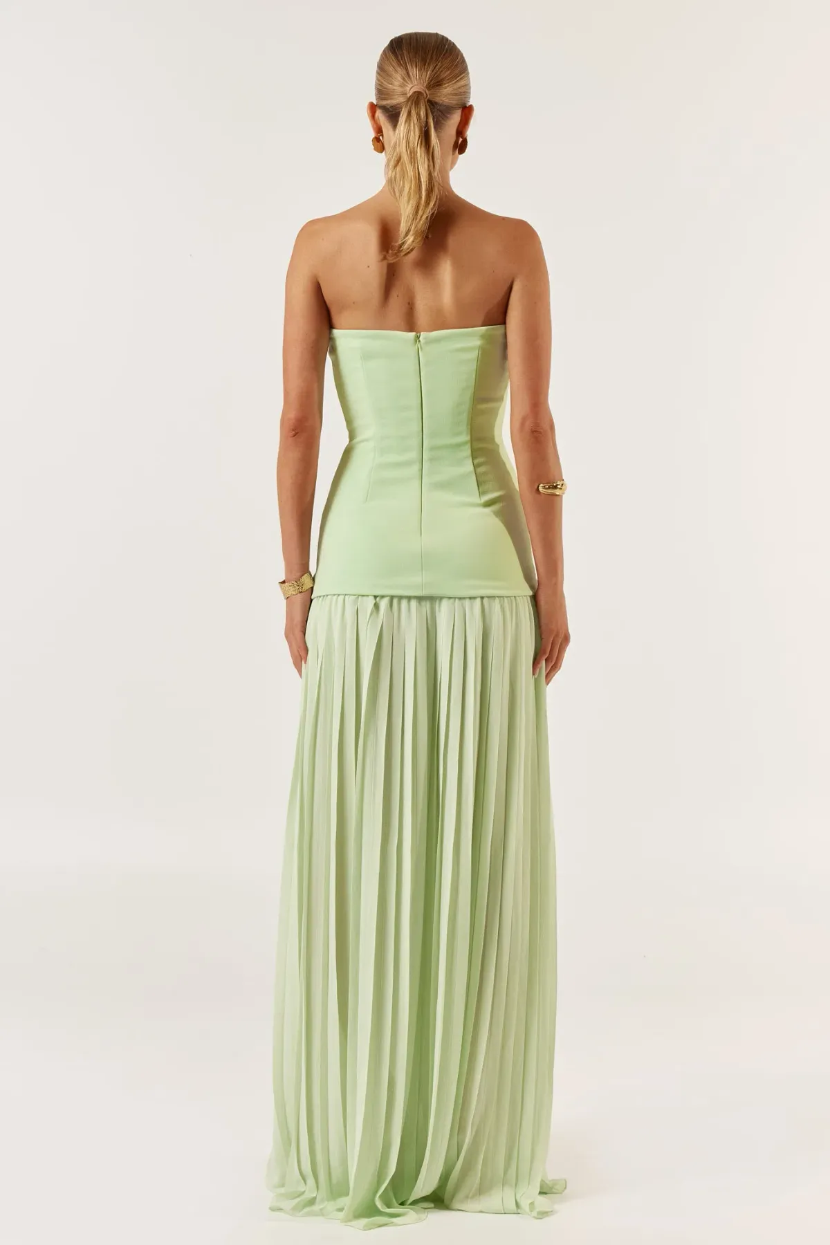 She is OLLÁ / Jefre Sei Nicolette Maxi Dress in Mint Size S / AU 8 - Image 3