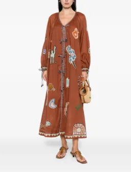 Alémais LAURENCE TIE FRONT SHIRTDRESS 10 for rent on The Volte - image 2