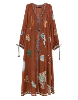 Alémais LAURENCE TIE FRONT SHIRTDRESS 12 for rent on The Volte - image 1