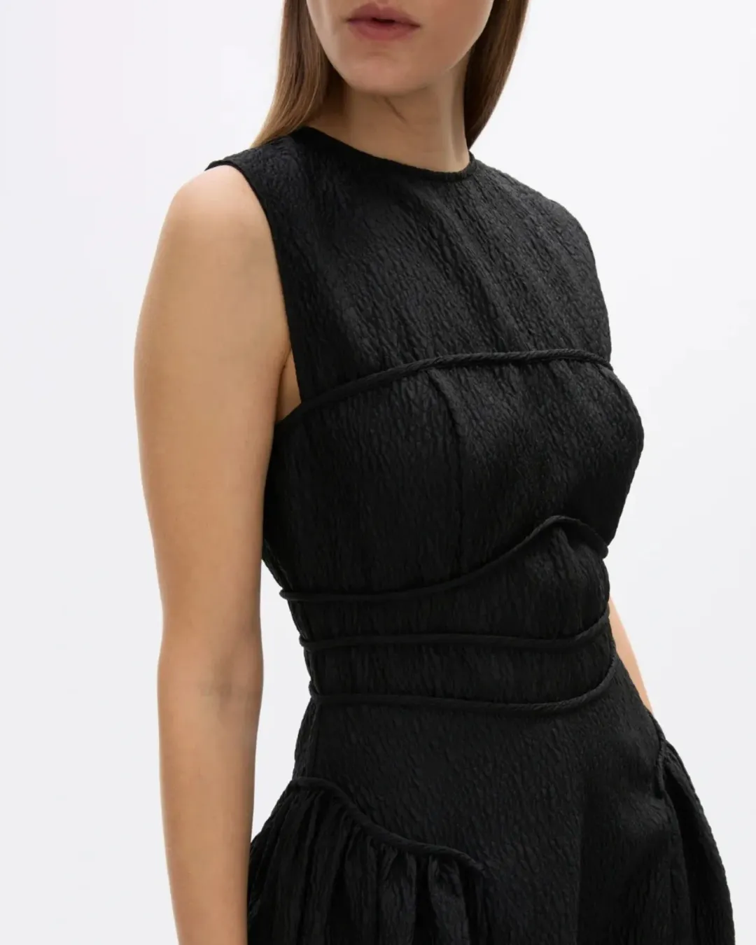 Rachel Gilbert Sophia Midi Dress Black Size AU 6 for rent on The Volte - main image