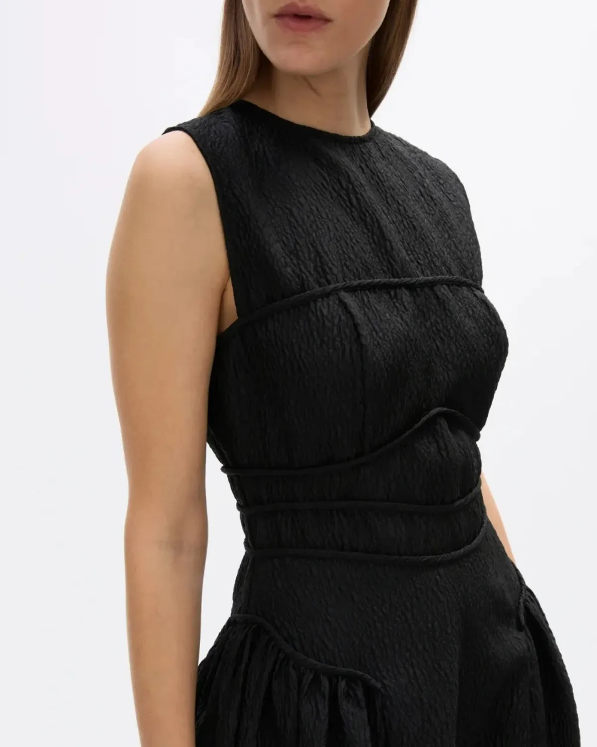 Rachel Gilbert Sophia Midi Dress Black Size AU 6 - Image 3