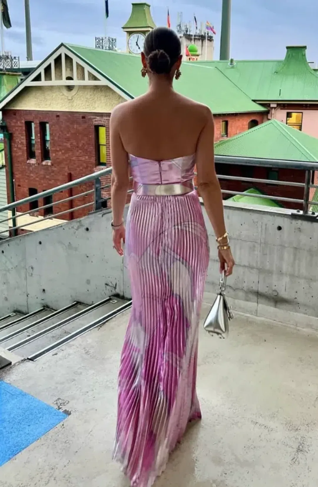 REBECCA VALLANCE SAMAR STRAPLESS GOWN SIZE 10 for rent on The Volte - main image