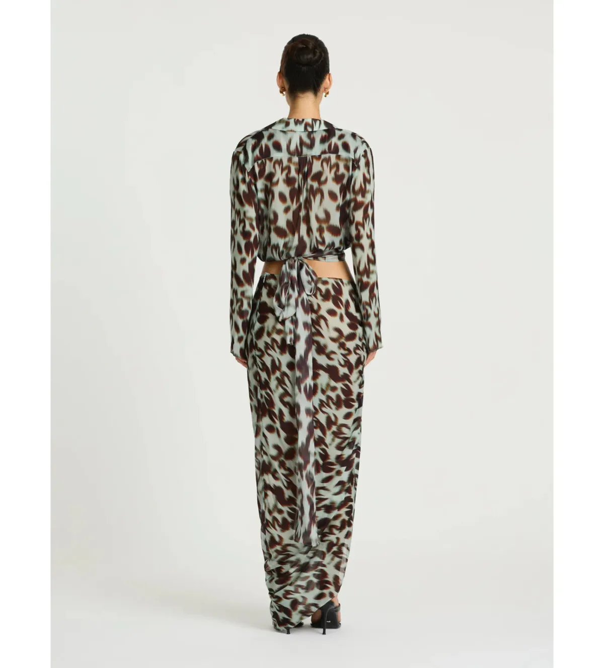 Benni Leni Skirt in Motion Floral Size 6 - Image 5